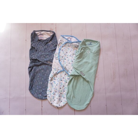 SwaddleMe By Ingenuity Unisex Multicolor Swaddles – Size 3-6M, 3pk - Picture 2 of 9